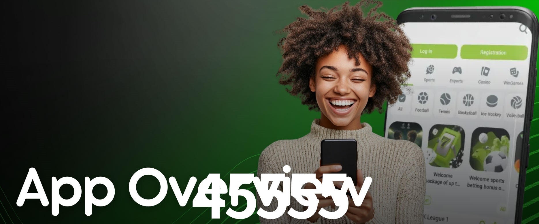 APP oficial da 45555 para mobile